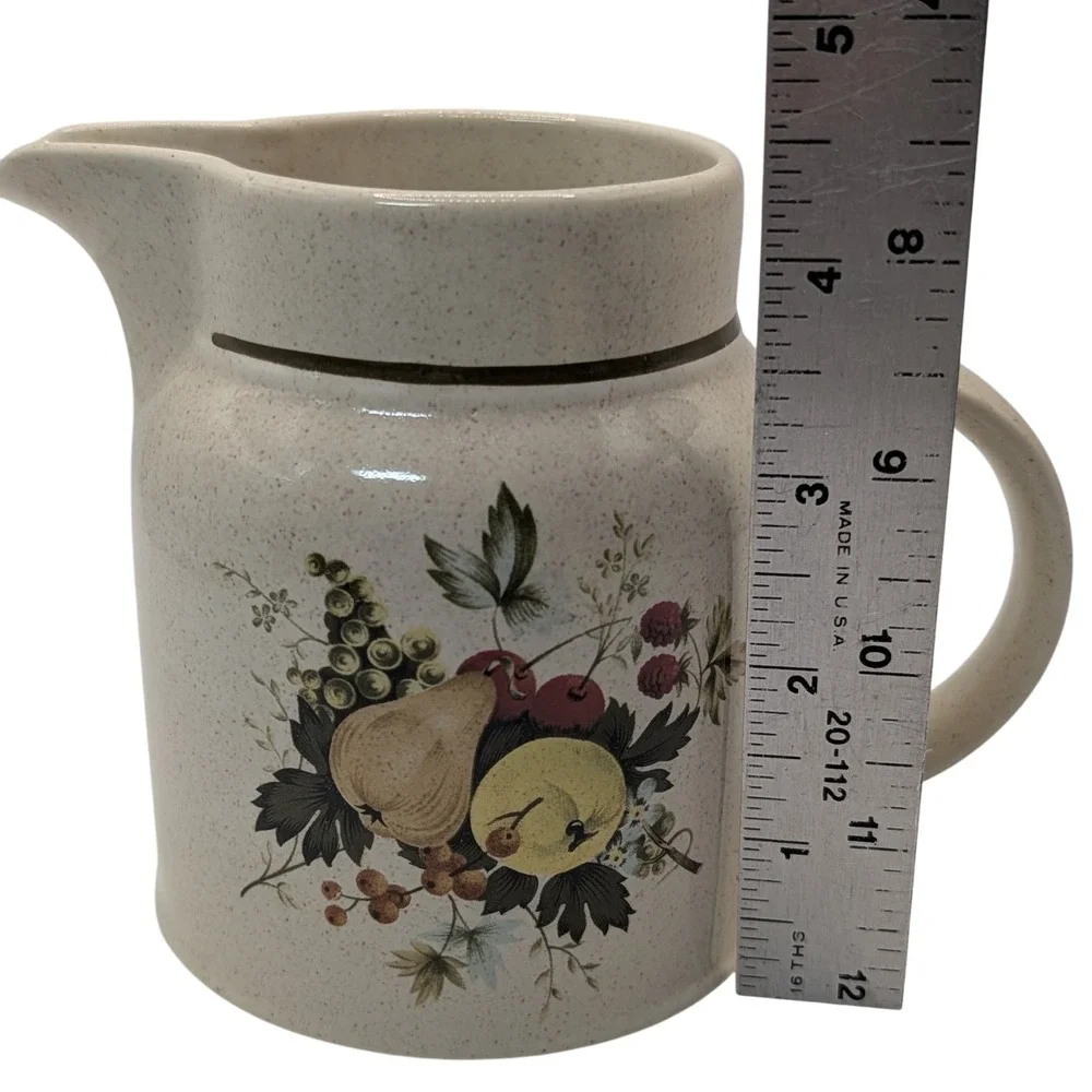 Vintage Royal Doulton Creamer Lambethware Cornwall LS 1015‎ Fruit 1975 England